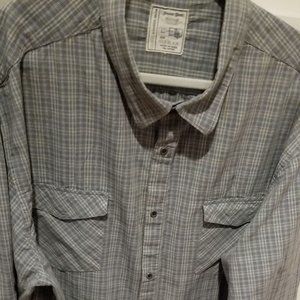 Men's Long-Sleeved Button-Up Shirt 4XL - Colours